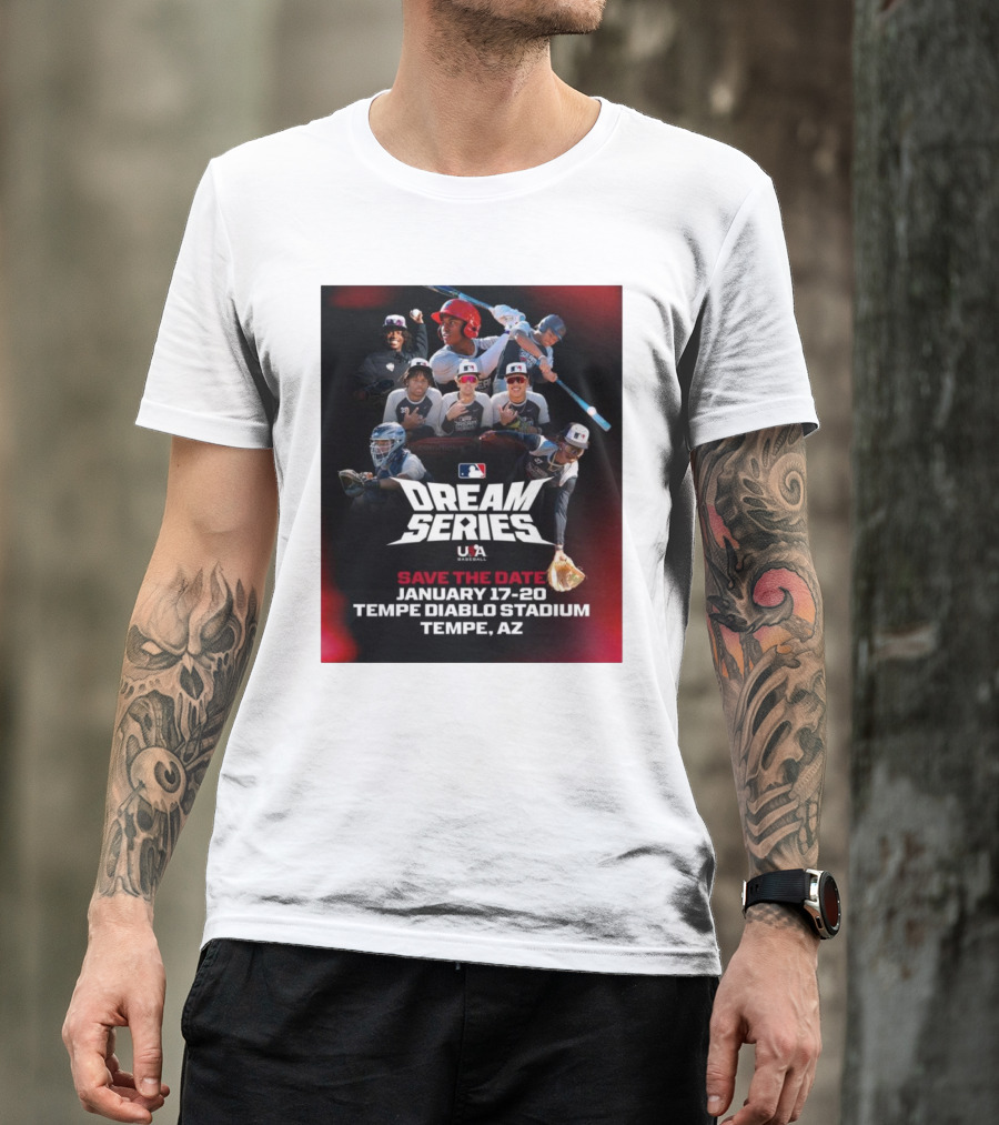 MLB USA Baseball Dream Series January 17-20 Tempe Diablo Stadium Tempe AZ T-Shirt