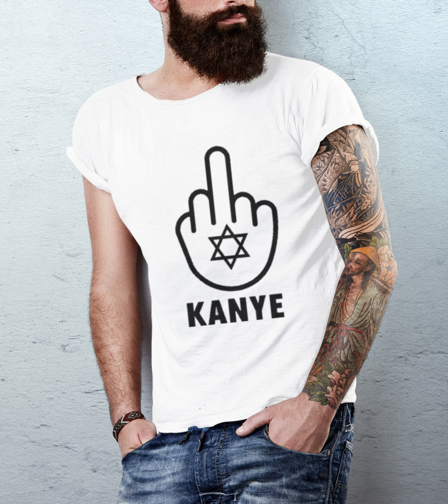 Kanye Middle Finger Fuck Kanye T-Shirt