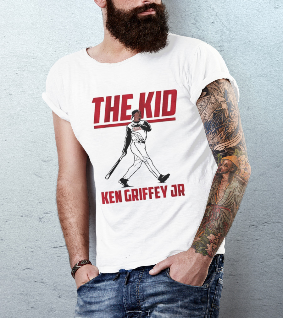 Ken Griffey Jr Cincinnati The Kid Baseball Legend T-Shirt