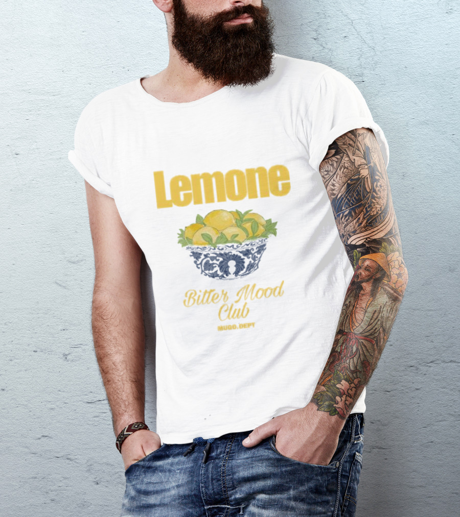 Lemone Bitter Mood Club O Dept Lemons In Bowl T-Shirt
