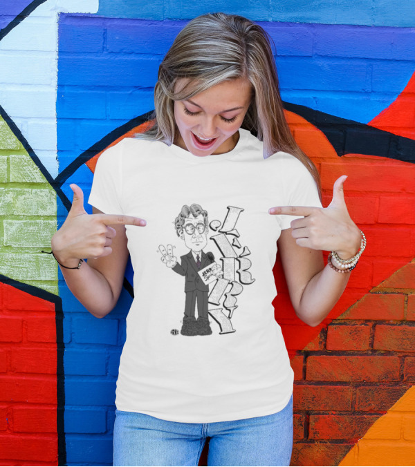 Jerry Tarkanian San Antonio Spurs Frko Basketball Character Cartoon T-Shirt