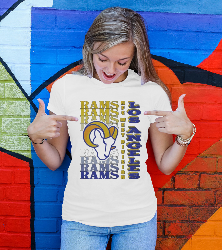 Rams Los Angeles NFC West Division T-Shirt