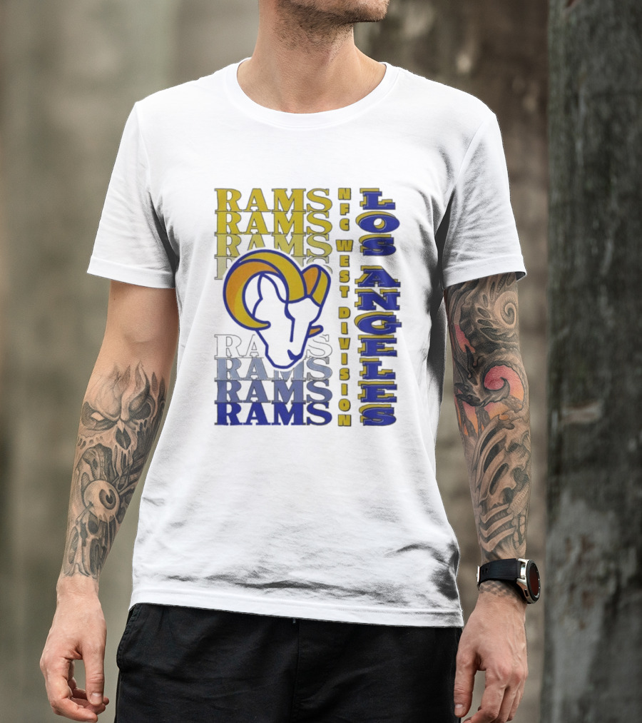 Rams Los Angeles NFC West Division T-Shirt