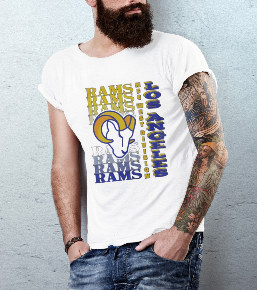 Rams Los Angeles NFC West Division T-Shirt