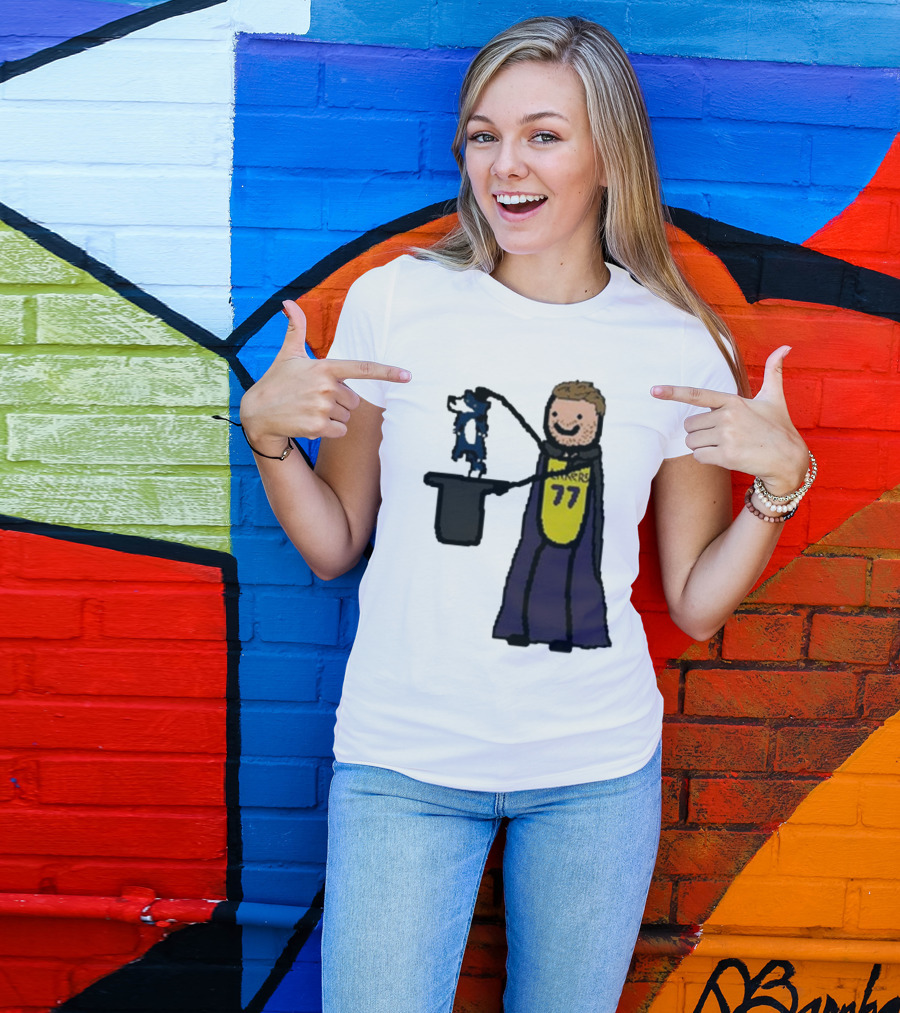 Luka Doncic 77 Lakers Magic Cartoon T-Shirt