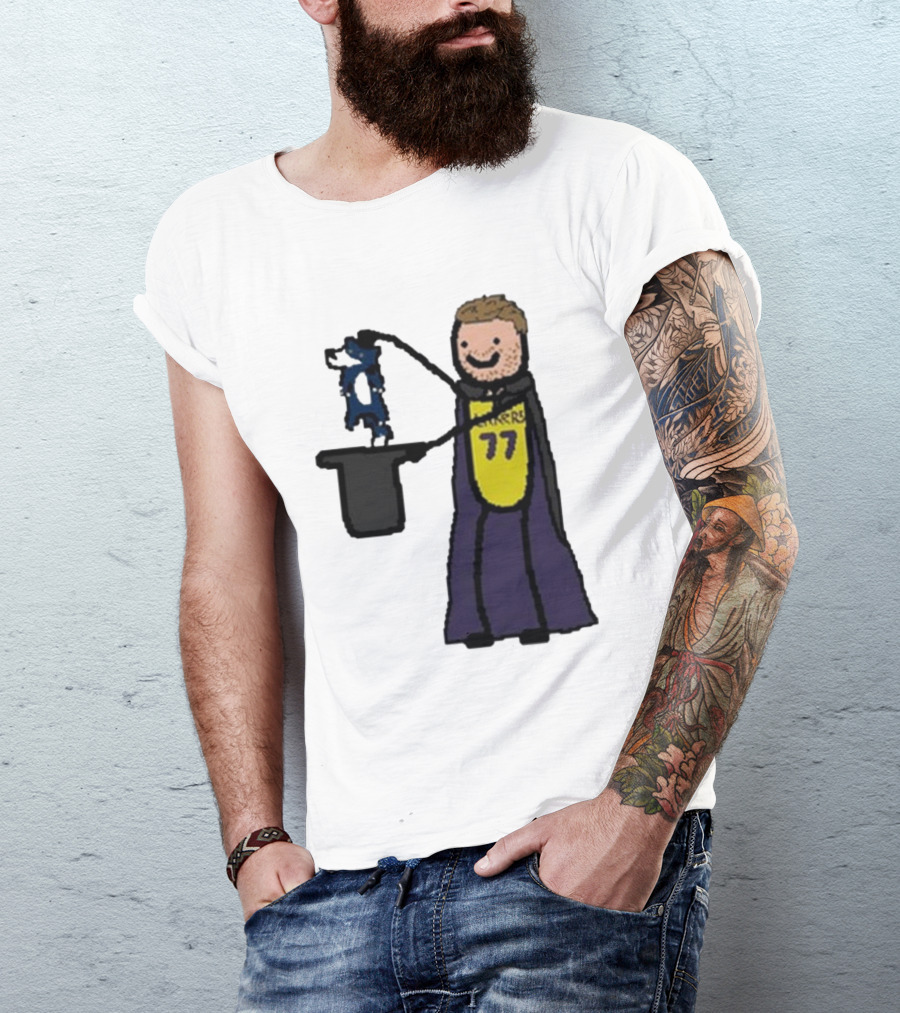 Luka Doncic 77 Lakers Magic Cartoon T-Shirt