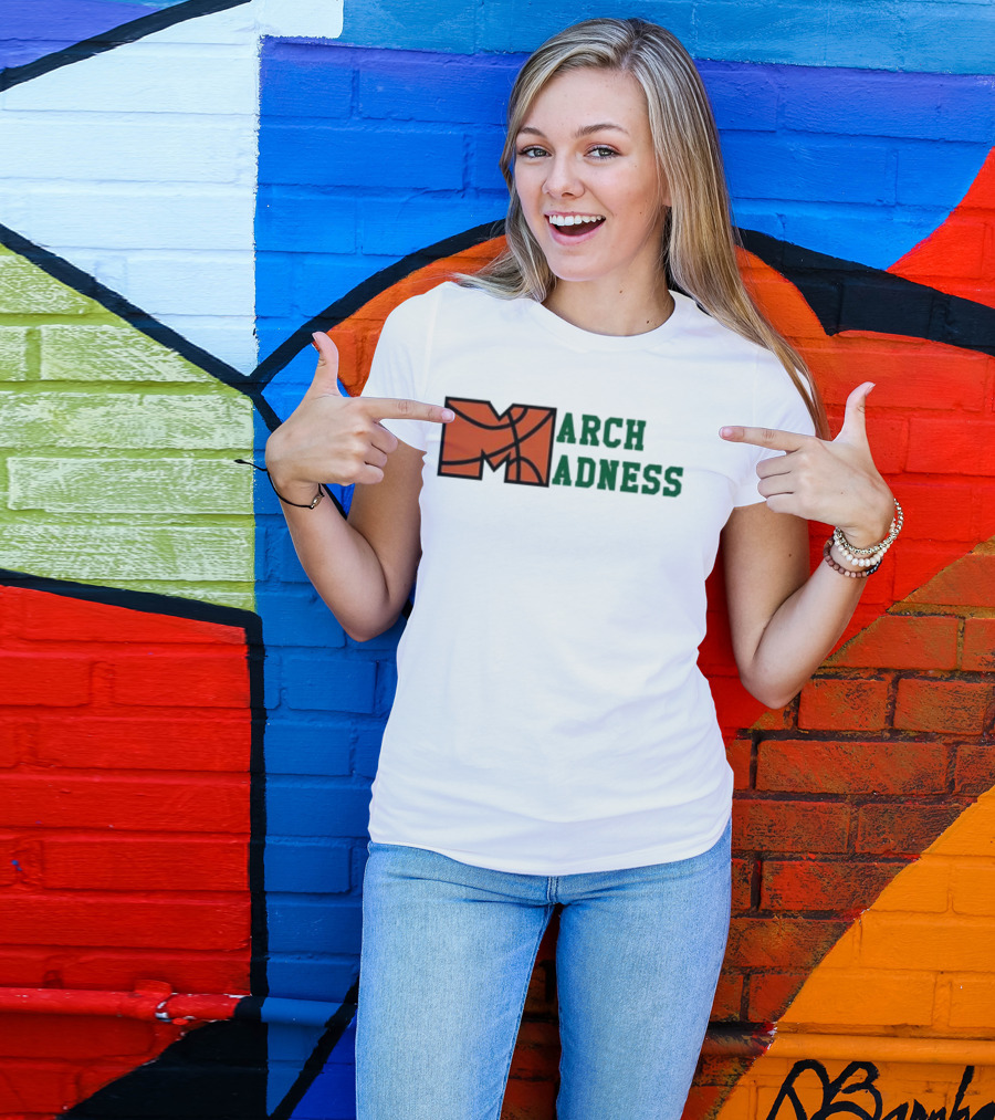 March Madness Basketball M Arch Adness T-Shirt