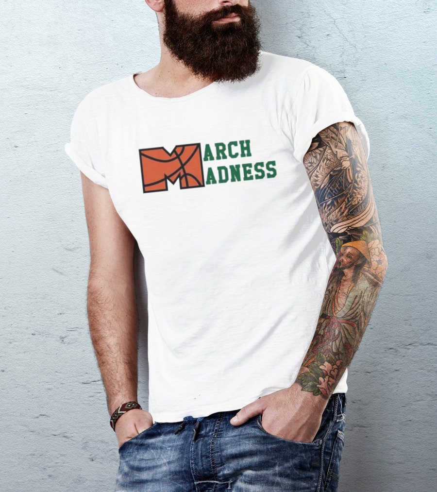 March Madness Basketball M Arch Adness T-Shirt