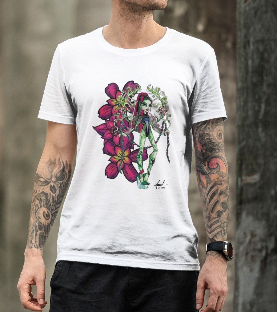 Monster High Venus McFlytrap Lily Blossom Vines Fashion Style T-Shirt