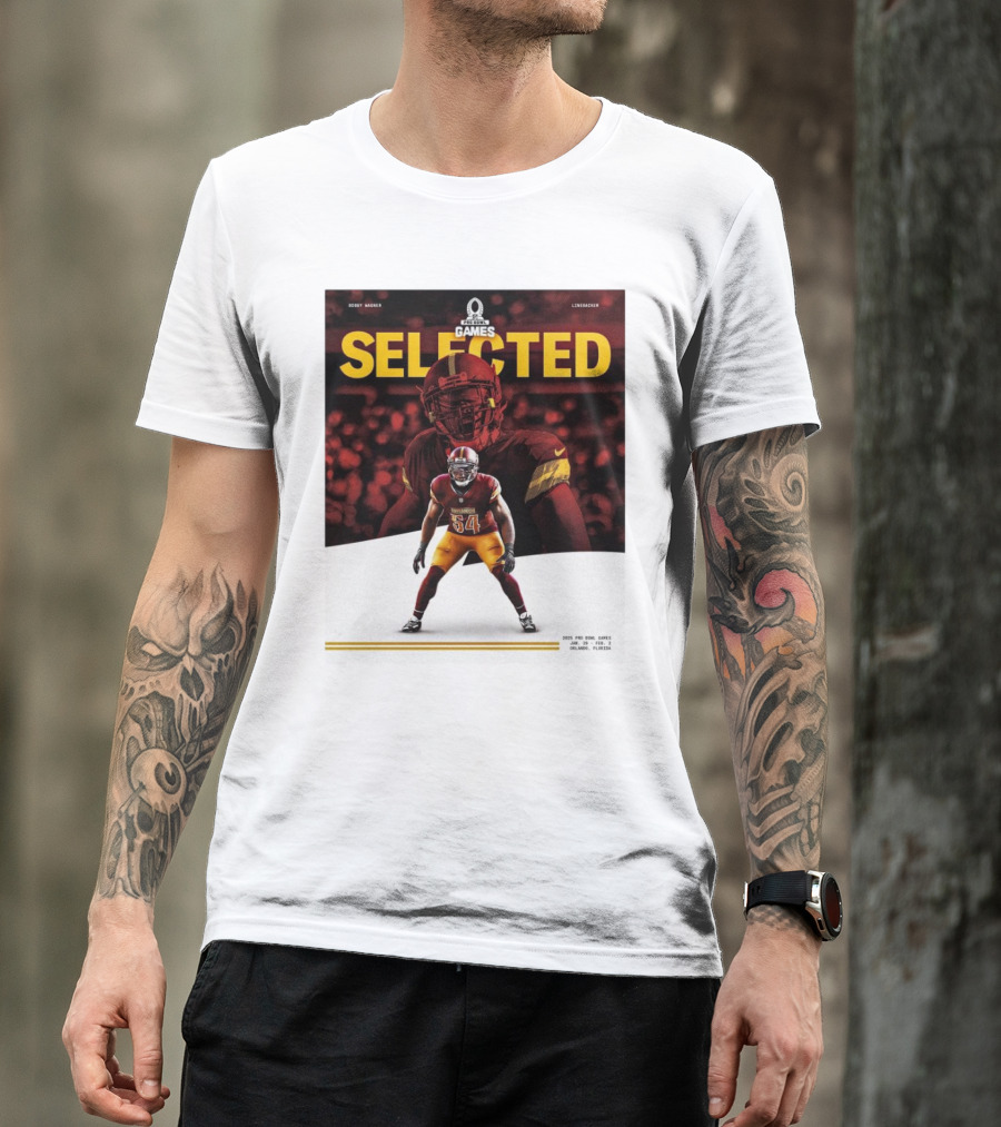 Pro Bowl Games 2025 Bobby Wagner Selected Linebacker Washington Commanders Orlando Florida T-Shirt