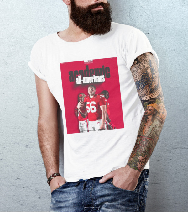 Ohio State Football Academic All-Americans Quinshon Judkins Seth McLaughlin Donovan Jackson T-Shirt