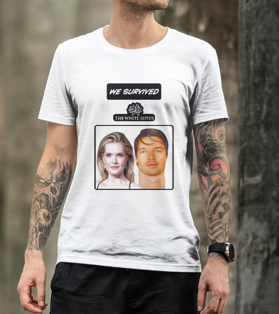 We Survived The White Lotus Patrick Schwarzenegger T-Shirt