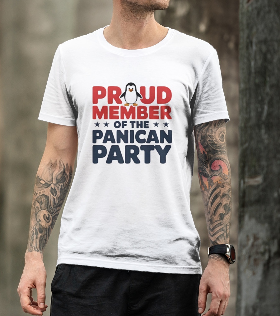Proud Member Of The Panican Party Penguin T-Shirt