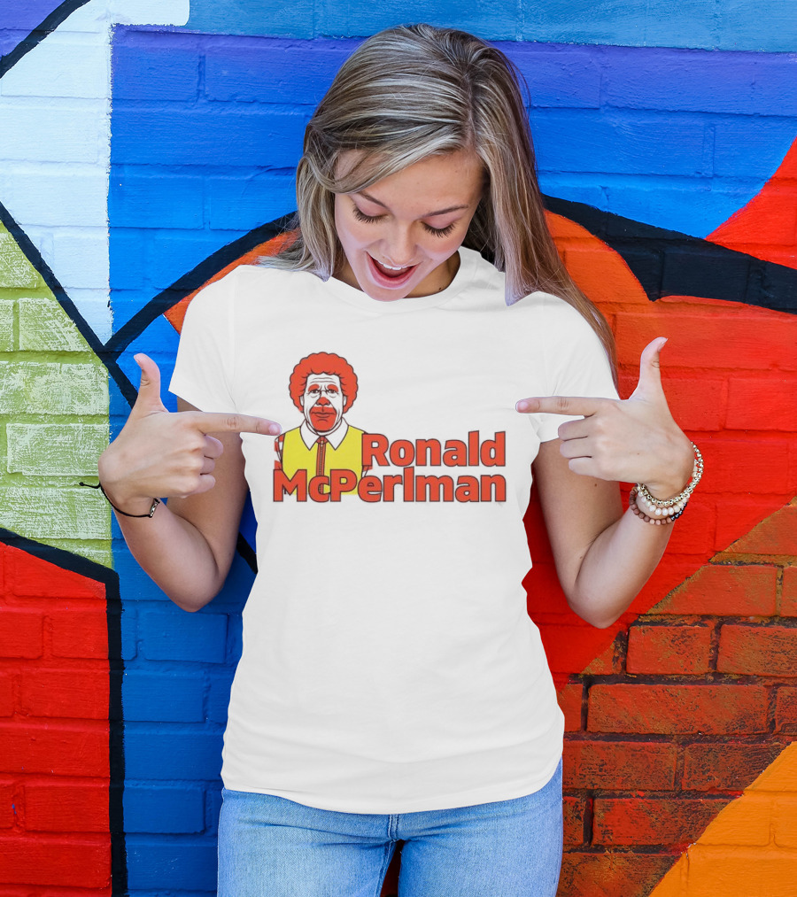 Ronald McPerlman McDonalds And Ron Perlman Crossover T-Shirt