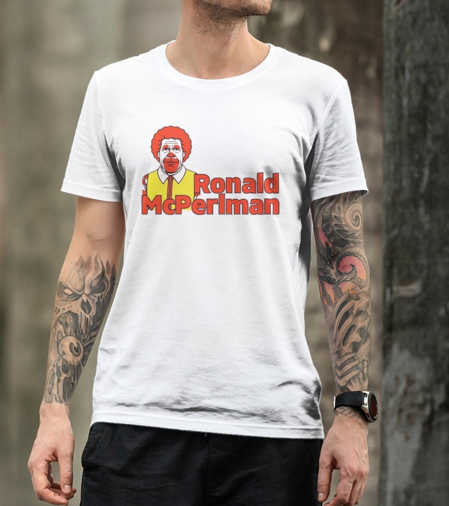 Ronald McPerlman McDonalds And Ron Perlman Crossover T-Shirt