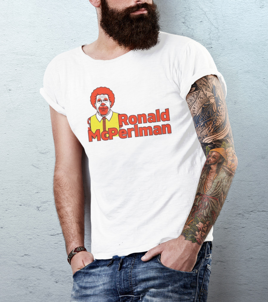 Ronald McPerlman McDonalds And Ron Perlman Crossover T-Shirt