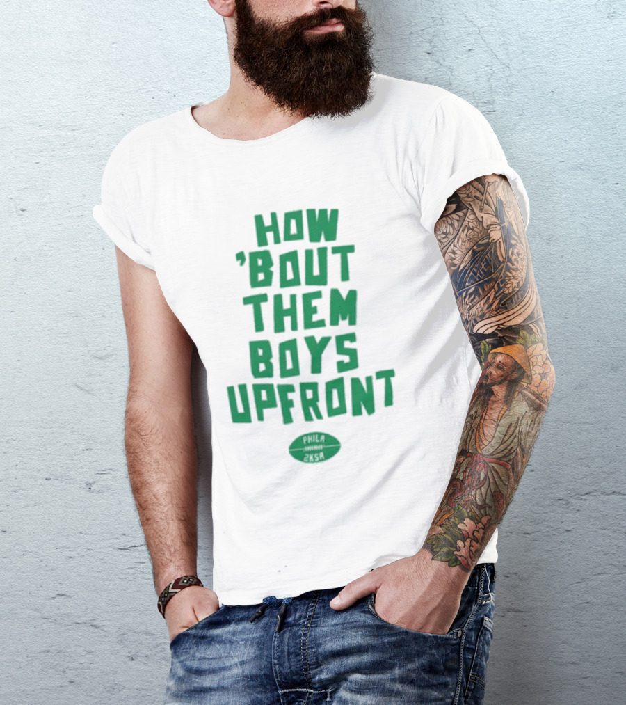 Saquon Barkley 2KSA How 'Bout Them Boys Upfront Football T-Shirt