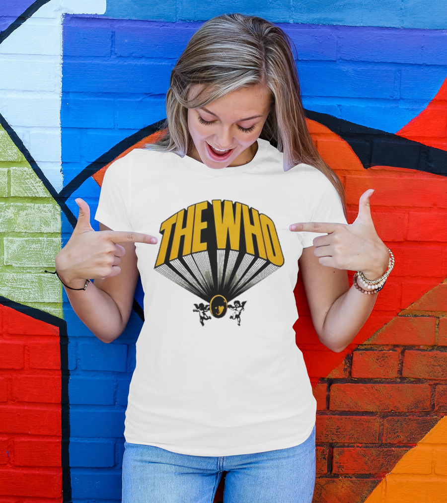 The Who Drum Skin Iconic Band Logo T-Shirt
