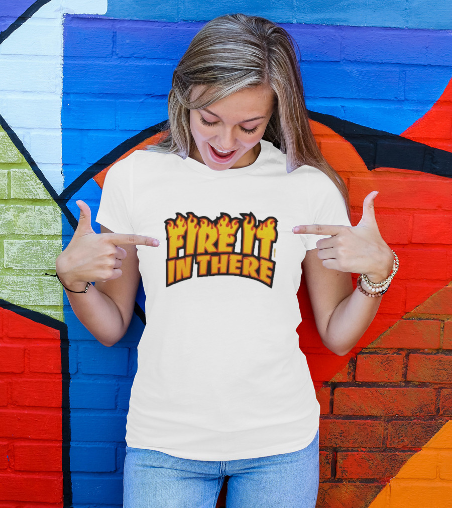Fire It In There Vegas Matt Flames Design T-Shirt