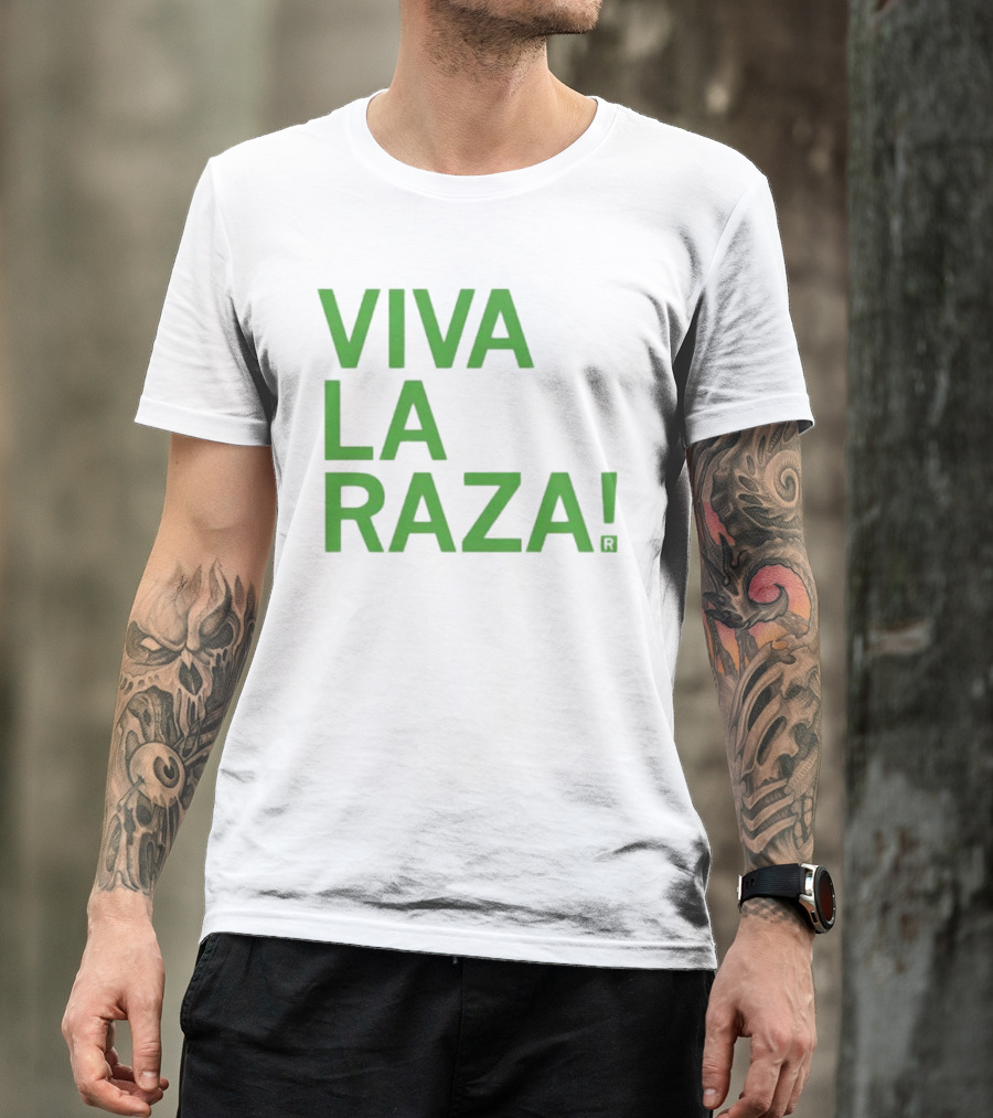Viva La Raza Wrestling Catchphrase Tribute T-Shirt