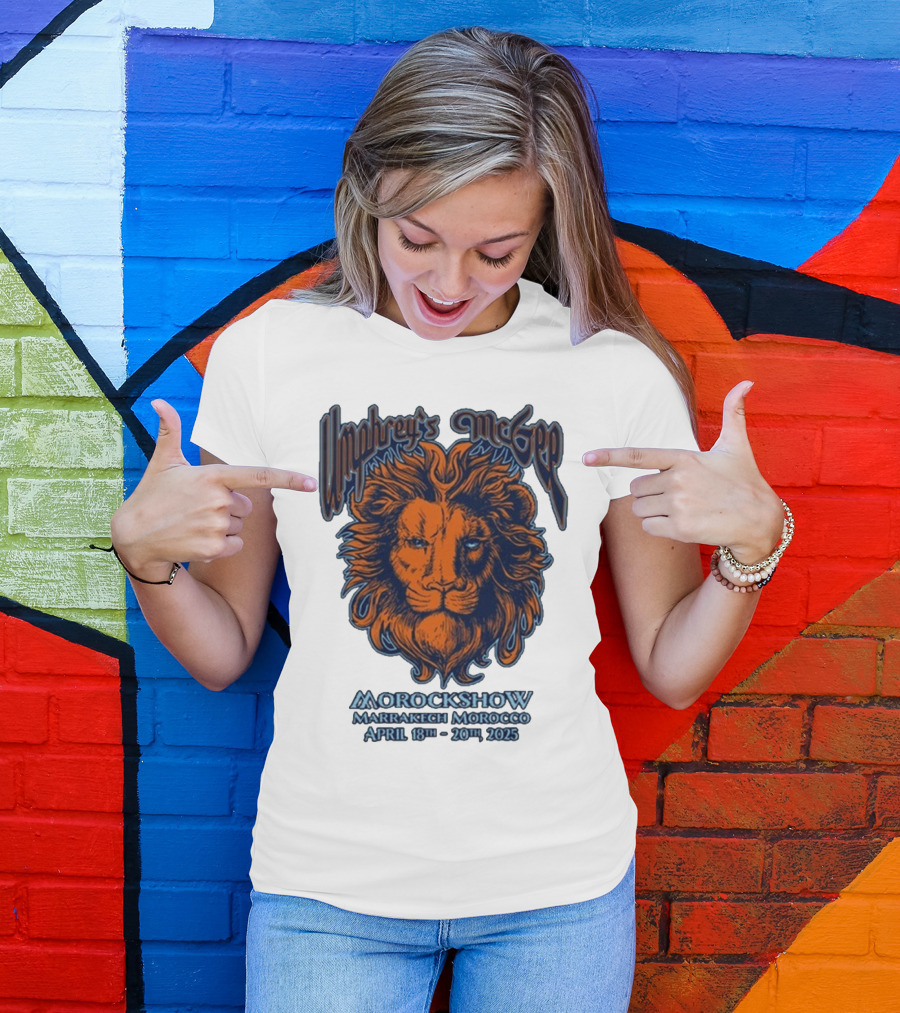 Umphrey’s McGee Morockshow Marrakech Morocco April 18th-20th 2025 Lion Art T-Shirt