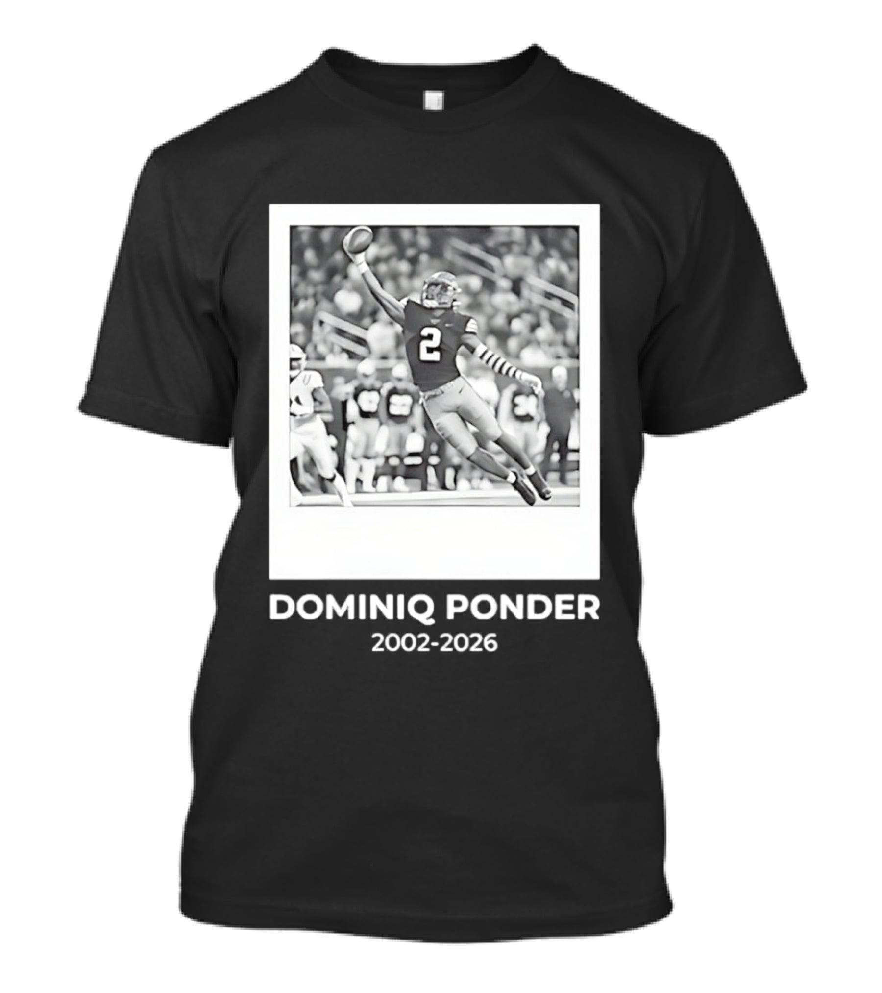 DOMINIQ PONDER 2002 2026 RIP Memory In Colorado Buffaloes Football T-Shirt