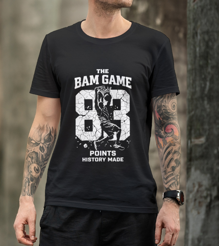Bam Adebayo Miami Heat The Bam Game 83 Points History Made T-Shirt
