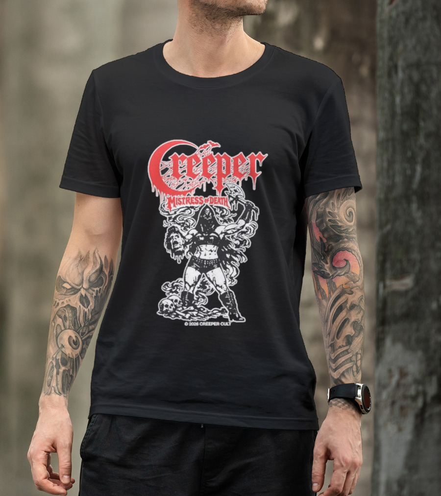 Creeper Mistress Of Death Creepercult 2023 T-Shirt
