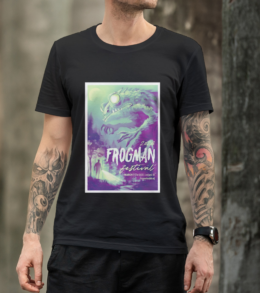 2026 Frogman Festival Loveland OH March 7 At The Oasis T-Shirt