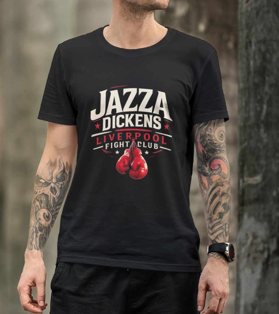 Jazza Dickens Liverpool Fight Club Boxing Gloves T-Shirt