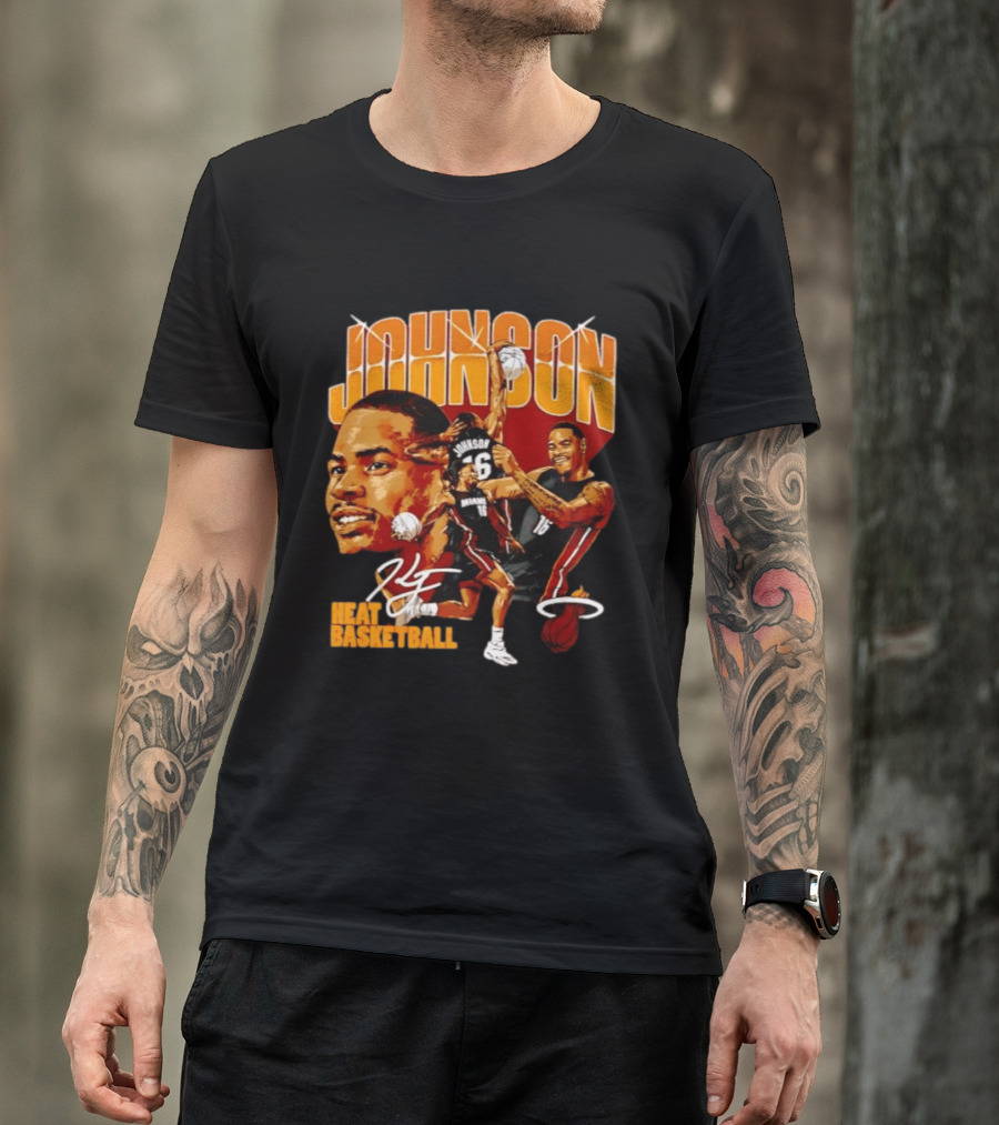 Johnson Heat Basketball Keyonte Johnson Miami 16 T-Shirt