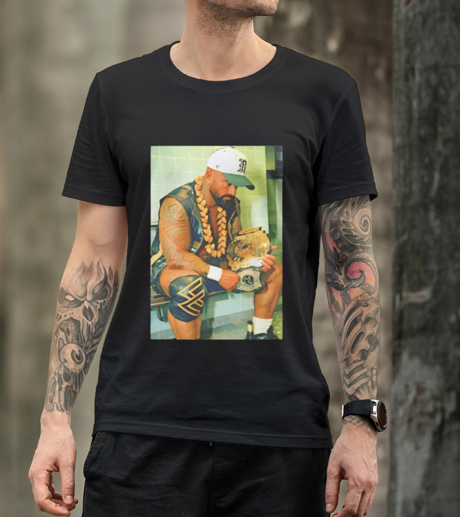 Kobe Carter Colby Carter Pro Wrestling Championship Belt And Beaded Necklace T-Shirt