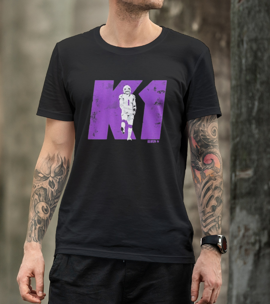 Kyler Murray K1 Purple Football Minnesota Player T-Shirt