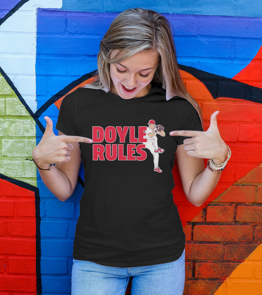 Doyle Rules St Louis Cardinals Pitcher Action T-Shirt