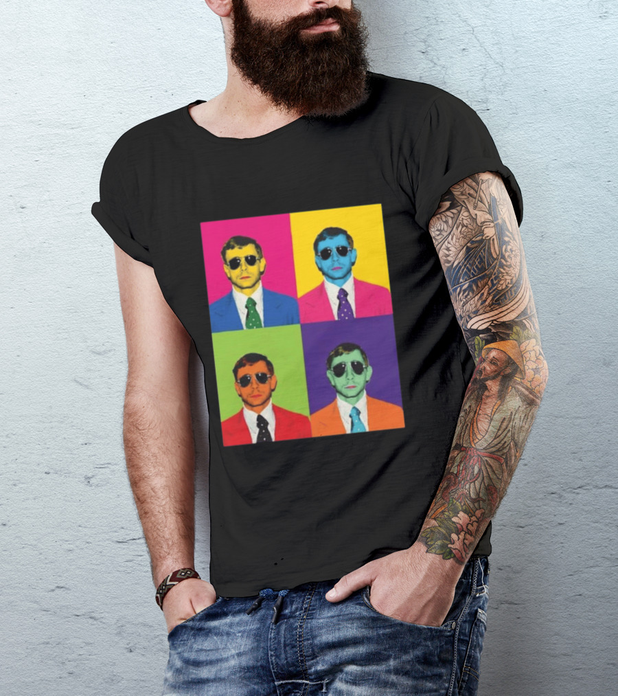 Mike Vining Pop Art Style Multicolor T-Shirt
