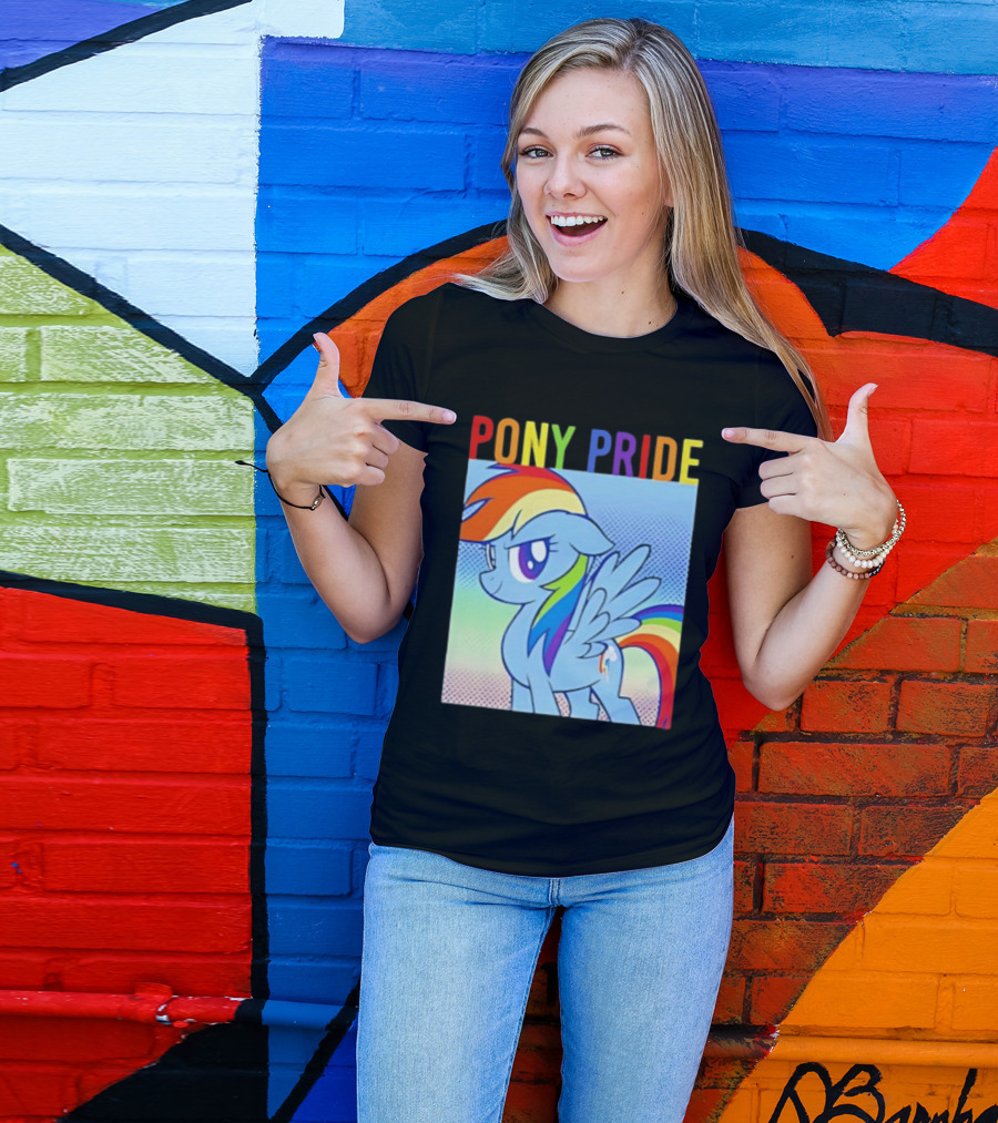 Rainbow Dash Pony Pride My Little Pony Rainbow T-Shirt