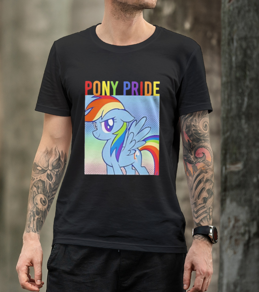 Rainbow Dash Pony Pride My Little Pony Rainbow T-Shirt