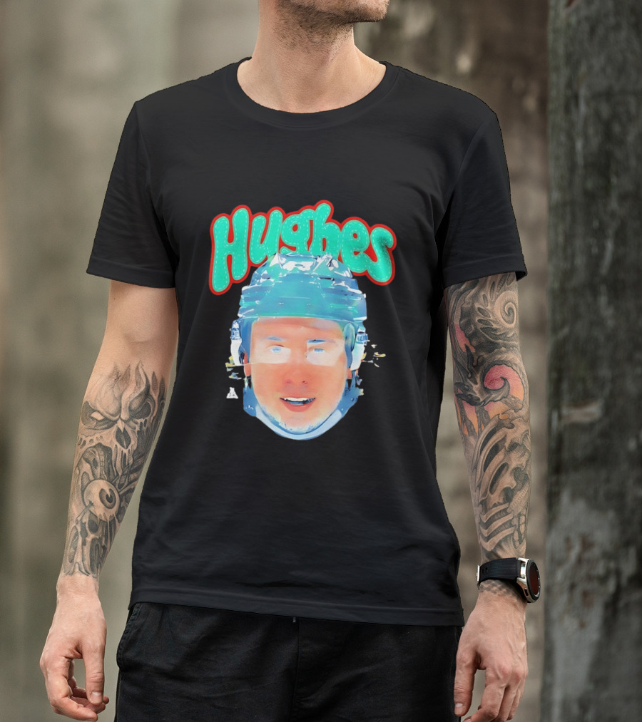 Quinn Hughes 43 Hughes Minnesota Wild Big Head 2026 T-Shirt