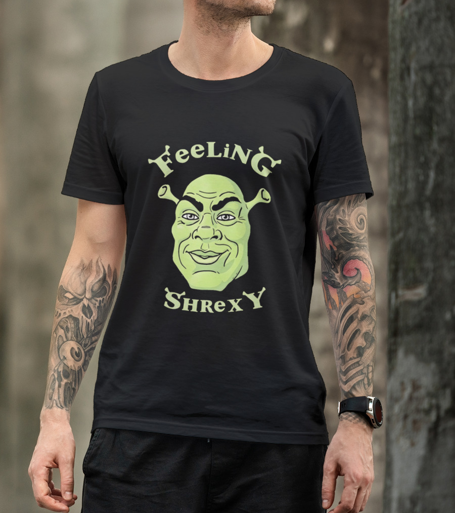 Feeling Shrexy Shrek Face T-Shirt