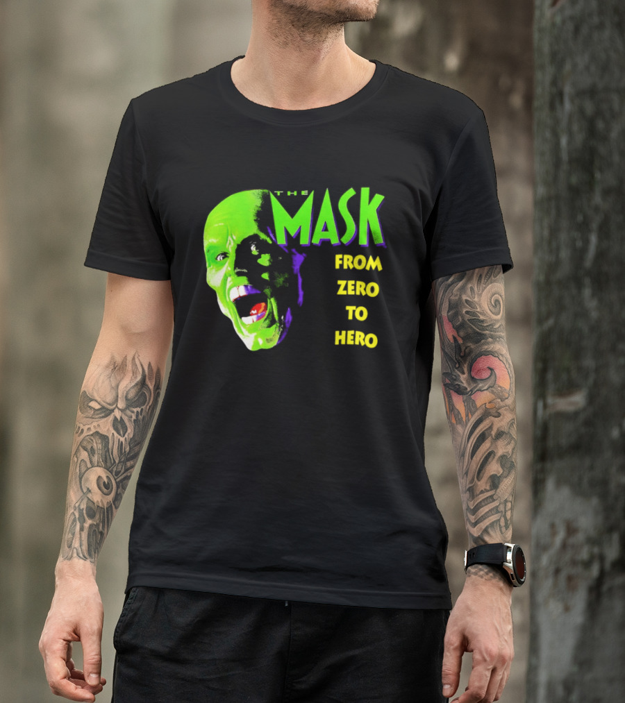 The Mask Movie From Zero To Hero Face T-Shirt