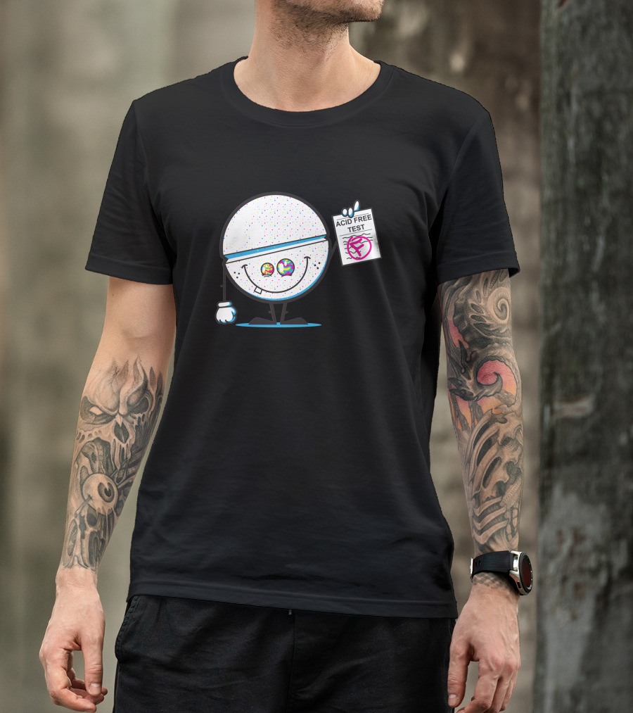 ACID FREE TEST COLORFUL SMILeY FACE 335020 T-Shirt