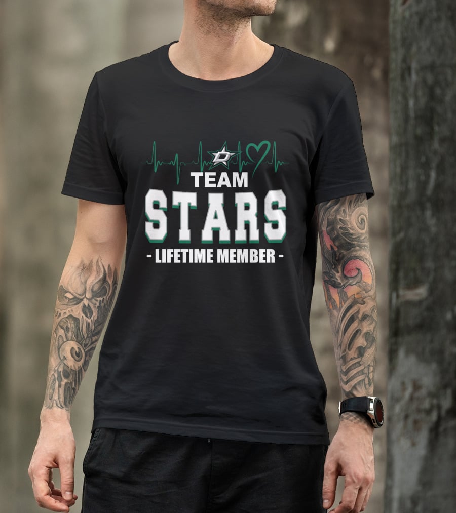 Team Stars Lifetime Member Dallas Stars T-Shirt