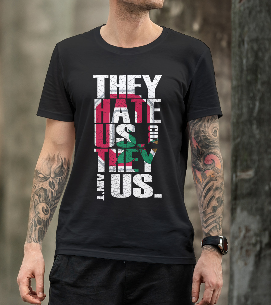 They Hate Us Cuz They Ain't Us Ohio State Buckeyes T-Shirt