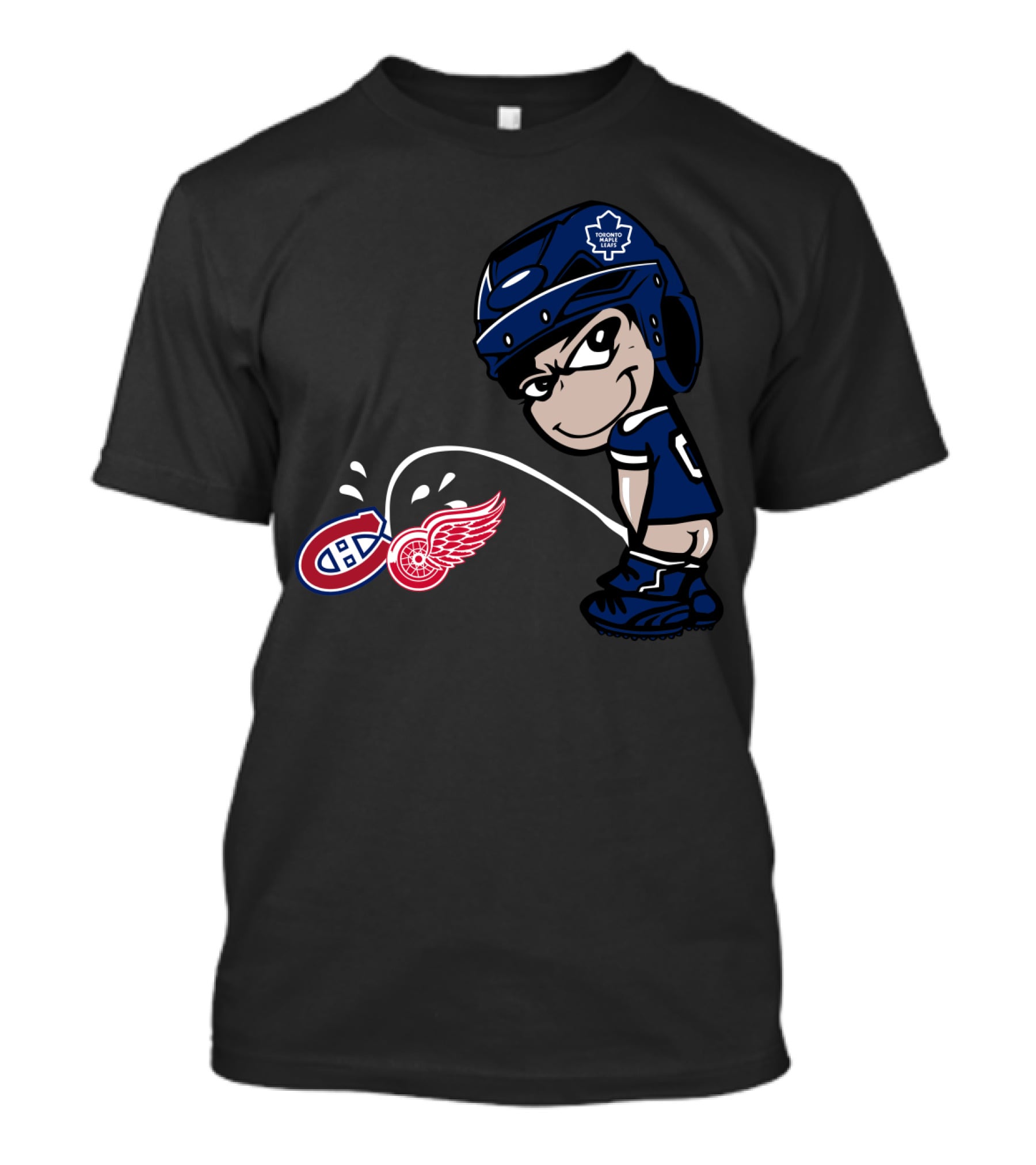 Toronto Maple Leafs Rivalry Detroit Red Wings Hockey T-Shirt