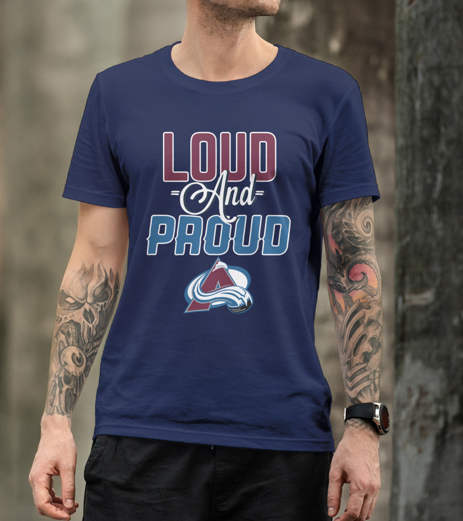 Lou D And Proud Colorado Avalanche T-Shirt