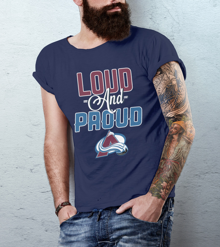 Lou D And Proud Colorado Avalanche T-Shirt