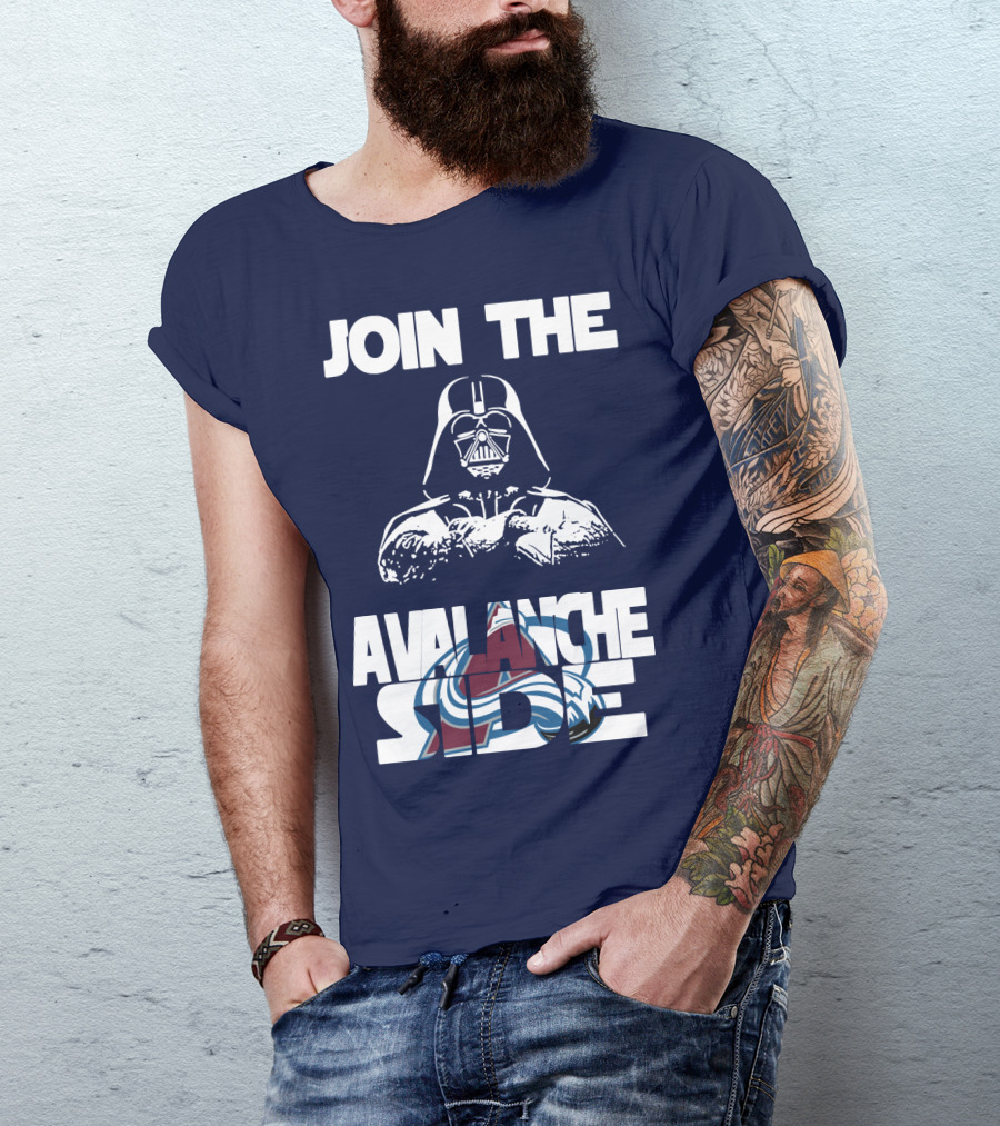 Join The Avalanche Side Star Wars Colorado Avalanche T-Shirt