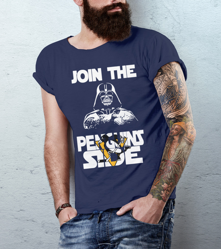Join The Penguins Side T-Shirt