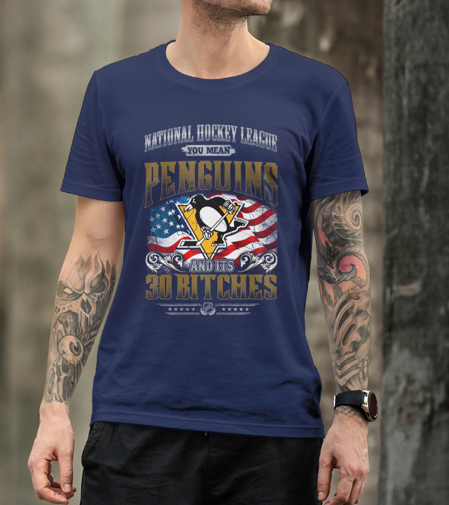 National Hockey League You Mean Penguins And Its 30 Bitches T-Shirt
