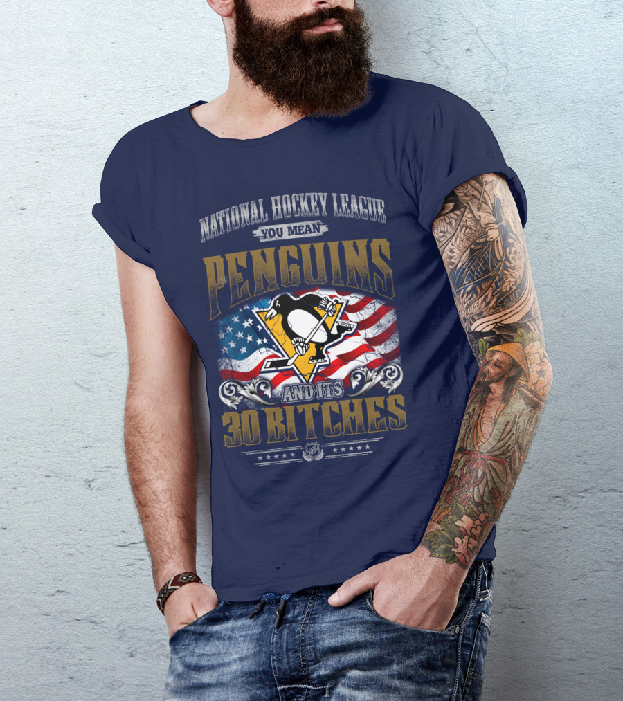 National Hockey League You Mean Penguins And Its 30 Bitches T-Shirt